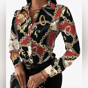 Buchona Blouses for Women Button Down Fashion Business Casual
Long Sleeve Dressy